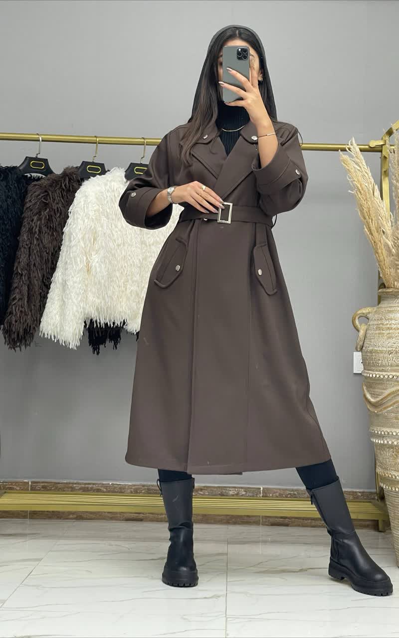 بارونی بلند پرادا ضدآب زنانه