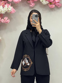 کت مجلسی بهاره تابستانه گلدوزی هرمس
