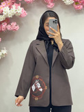 کت مجلسی بهاره تابستانه گلدوزی هرمس