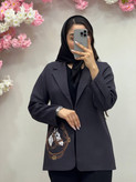 کت مجلسی بهاره تابستانه گلدوزی هرمس