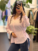 شومیز خنک تابستانه رنگ صورتی پودری