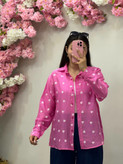 شومیز شیشه ای نگینی