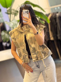 وست چریکی پاییزی طرح و رنگ 1