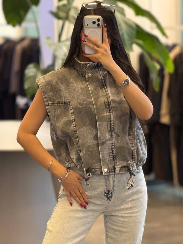 وست چریکی پاییزی طرح و رنگ 2